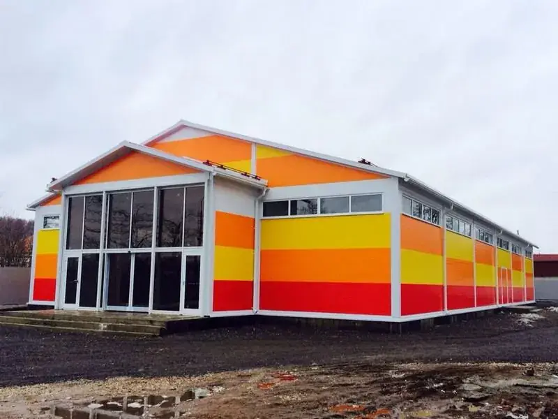 Проект магазина из сэндвич-панелей 